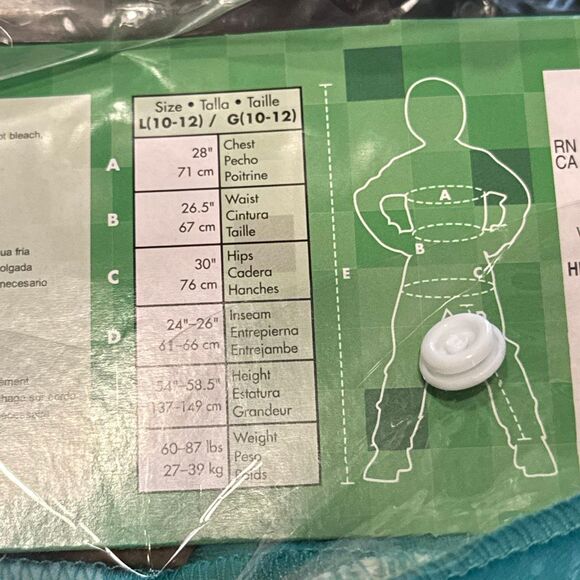 Minecraft Officially Licensed Light Blue Armor Kids Costume Youth Unisex 10 Boys - Picture 7 of 8